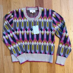 Kilte x Julia Berolzheimer Geometric Crew Neck Sweater